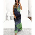 Sexy Backless Slit Dress - Loose Fit Holiday Women's Dress