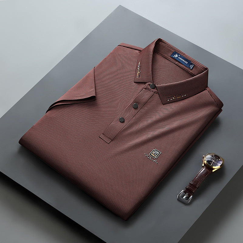 Men's Father's Day Short-Sleeved Polo Top