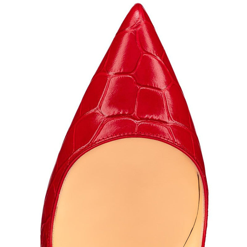 Women's Slim High Heels, Pointed Fashion Shoes, Professional Style, Large Size, European and American Style