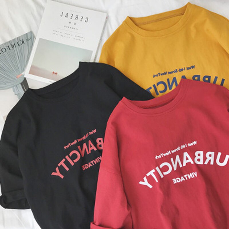 Women Print T-Shirt O-neck Short Sleeve Female Streetwear Oversized TShirt Casual shirts clothes summer Loose Hipster Tops Tees