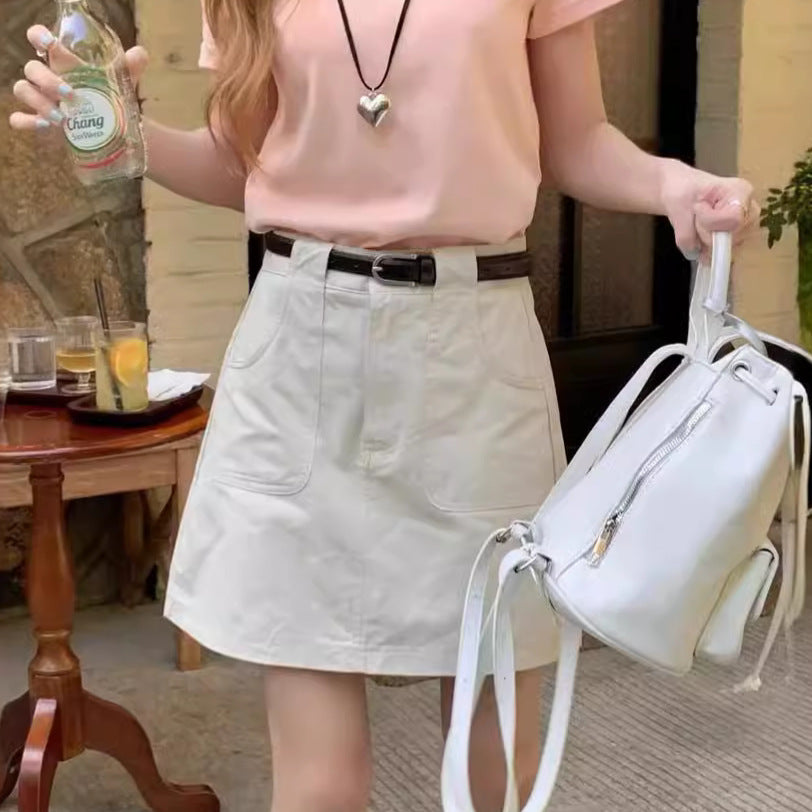 High waisted skirt