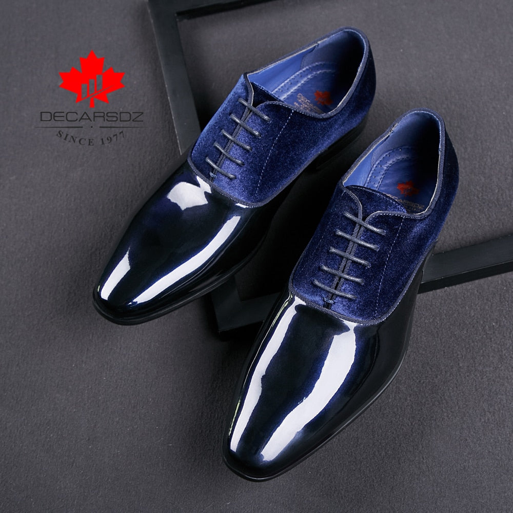 DECARSDZ Men's Dress Shoes Men Spring Wedding Fashion Office High Quality Leather Comfy Business Man Formal Shoes Men's Shoes