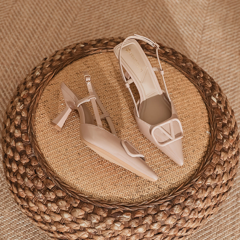 High-heeled Shoes for Women with Thin Heels, Fashionable Dress Shoes, Women's Sandals, Stylish Huizhou Women's Shoes