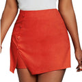 Split slim fit hip hugging skirt