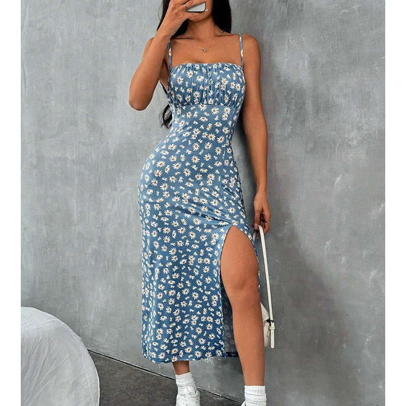 Women's Clothing Summer New Arrival Strapless Yellow Dress