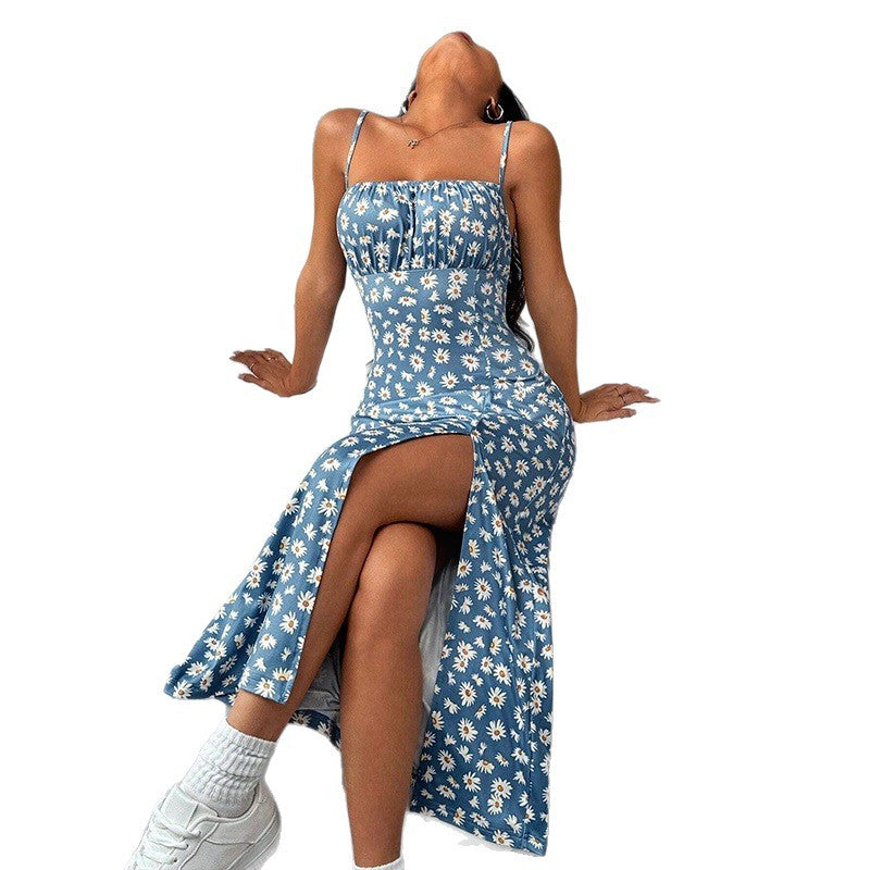 Women's Clothing Summer New Arrival Strapless Yellow Dress