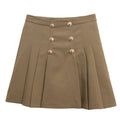 High waist slimming A-line short skirt