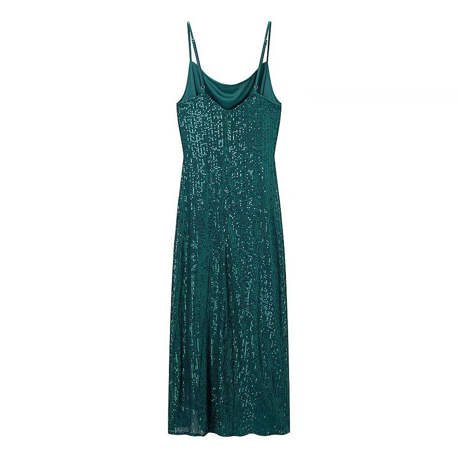 Sexy sequin camisole dress for women