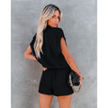 Sexy V-Neck Loose Casual Jumpsuit Women's Multi-Color Homewear