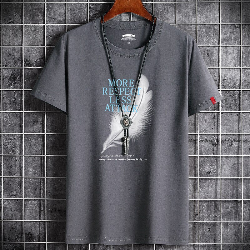 New Fashion Anime T-Shirt White Oversized Summer for Men Clothing Graphic Vintage T-Shirt Harajuku Manga Anime S-6XL