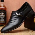 Business casual leather shoes, slip-on shoes, trendy youth shoes, loafers, pointed hairstylist shoes, leather shoes, men's shoes