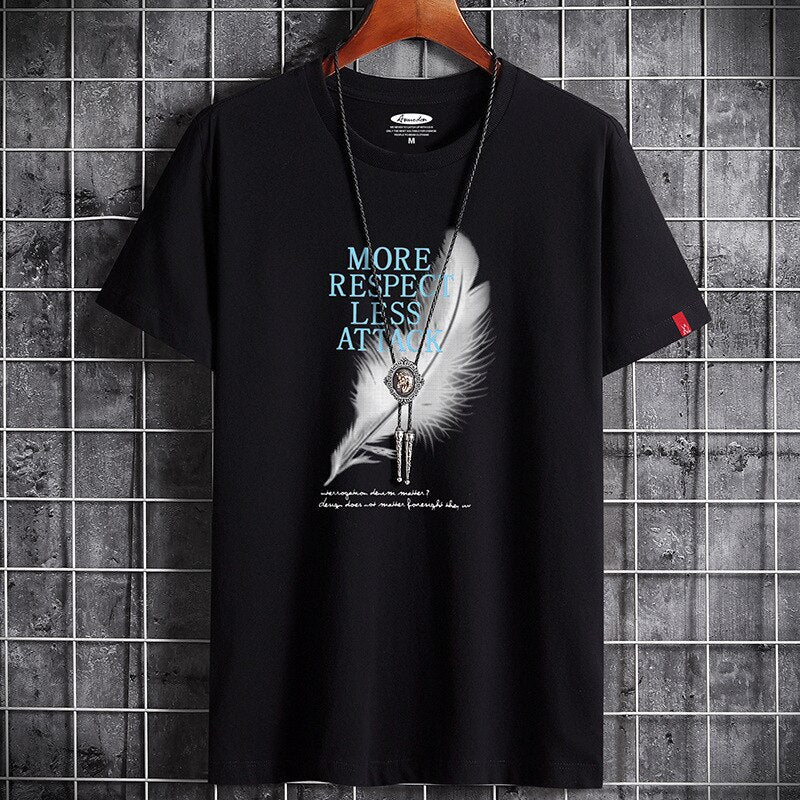 New Fashion Anime T-Shirt White Oversized Summer for Men Clothing Graphic Vintage T-Shirt Harajuku Manga Anime S-6XL