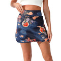 High Waist Fitted Skirt Baseball Skirt