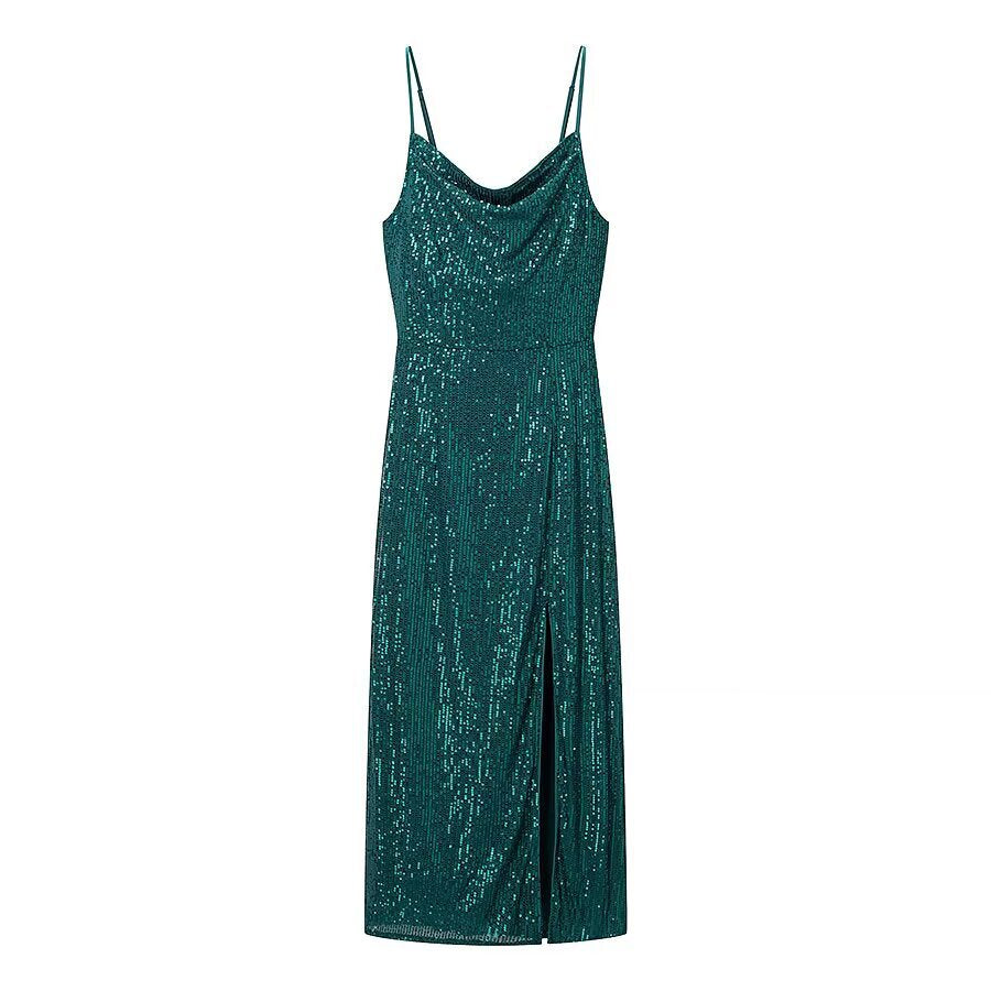 Sexy sequin camisole dress for women