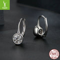 Silver Charm Classic Design 50 Points Sparkling Moissanite Earrings Charm Elegant and Generous 925 Pure Silver Earrings and Earrings
