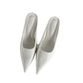 Eilyken Spring Fashion Gold Silver Pointed Toe Women Slippers Sexy Thin Heels Sandals Stripper Banquet Mule Female Shoes