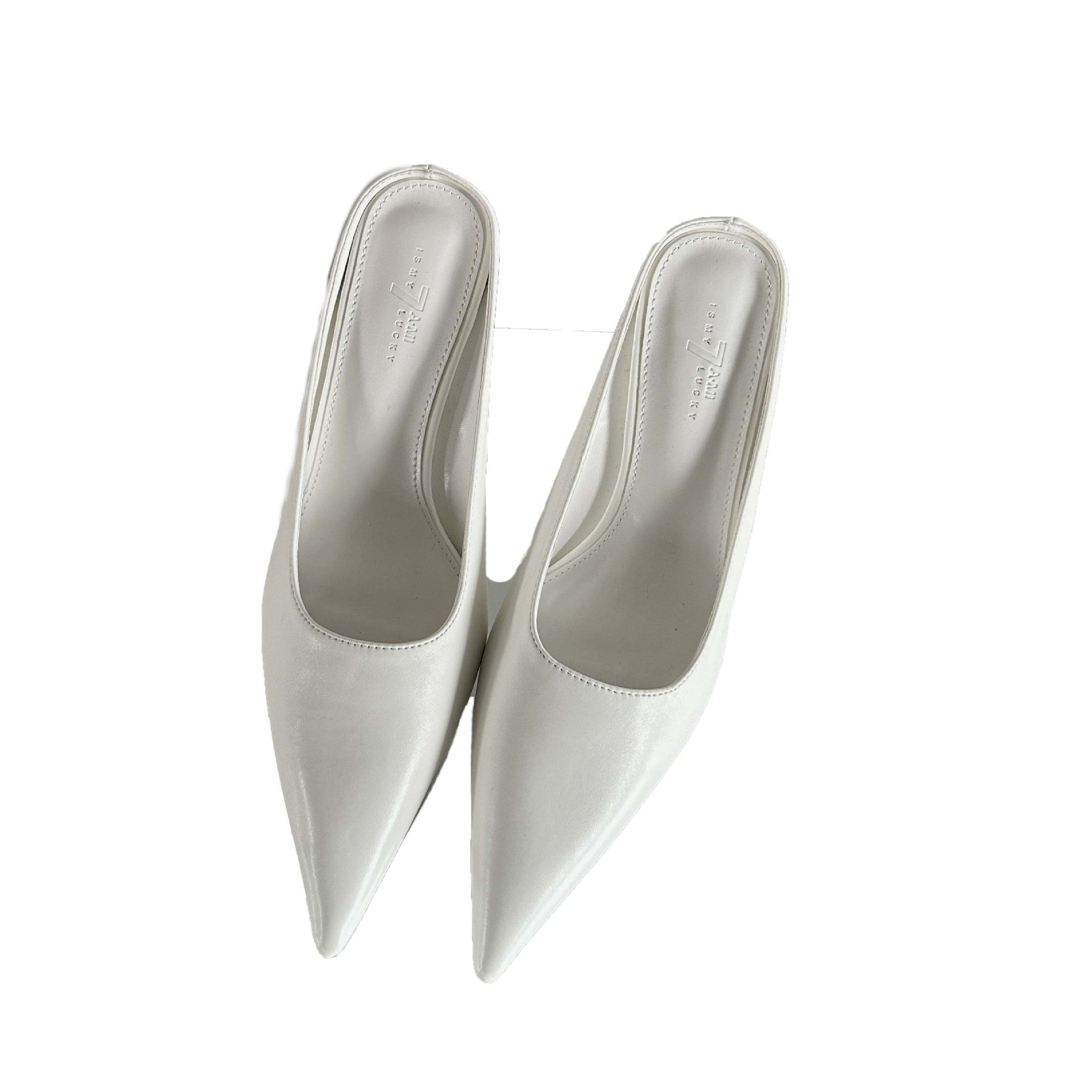 Eilyken Spring Fashion Gold Silver Pointed Toe Women Slippers Sexy Thin Heels Sandals Stripper Banquet Mule Female Shoes