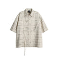 Short sleeved loose fitting shirt